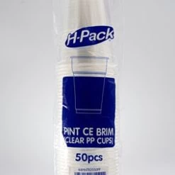 ECatering Essentials Case Of 1000 CE Marked Clear Pint Flexiglass -Buffalo Store gmp011 3