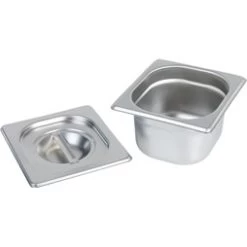Quattro Prep Station GN Pan Holder With 6 X 1/6 GN Pans & Lids -Buffalo Store gn oan for ssp001 002 2 1