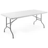 Redwood Foldable Trestle Table For Party Events Rectangular 6ft 1800mm In White 1 Redwood Foldable Trestle Table For Party Events Rectangular 6ft 1800mm In White -Buffalo Store hendi 810910 folding catering table 6ft ecatering spc008