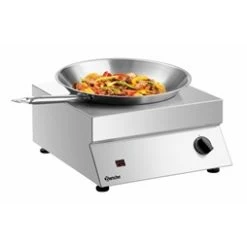 Bartscher Powerful 7kW Heavy Duty Induction Wok Hob 3 Phase