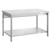 Quattro 1200mm Wide Stainless Steel Centre Table With Square Legs 1 Quattro 1200mm Wide Stainless Steel Centre Table With Square Legs -Buffalo Store inomax table centre prep bench 1200mm spc019