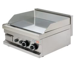 Italinox Arisco Gas Griddle - 2 Burner Smooth Mirror Finish Stainless Steel Natural Gas Or LPG
