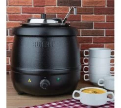 Buffalo Black 10 Litre Soup Kettle -Buffalo Store l715 1 1