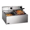 Lincat Lynx 400 LDF2 Twin Tank 2 X 4 Litre Electric Fryer With Baskets -Buffalo Store lincat lynx 400 ldf2 twin tank fryer with 2 baskets ecatering fce020 1