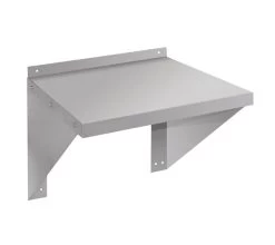 Quattro Microwave Oven Wall Shelf Stainless Steel - 580mm Wide