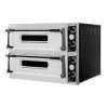 Italinox Basic 44 Twin Deck Single Phase Electric Pizza Oven 8 X 13" Pizzas 2 Italinox Basic 44 Twin Deck Single Phase Electric Pizza Oven 8 X 13" Pizzas -Buffalo Store ovp039