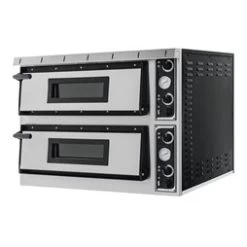 Prisma Plus XL44 Twin Deck Electric Pizza Oven. 8 X 14 Inch Pizzas