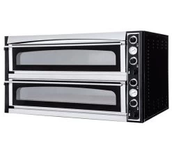 Italinox Twin Deck 3 Phase Electric Pizza Oven 18x14" Pizzas Superior XL99 Glass 12 Italinox Twin Deck 3 Phase Electric Pizza Oven 18x14" Pizzas Superior XL99 Glass -Buffalo Store ovp049 1