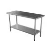 Quattro 1200mm Wide Stainless Steel Centre Table -Buffalo Store quattro value line 1200mm wide stainless steel centre bench 1233 p
