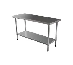 Quattro 1200mm Wide Stainless Steel Centre Table