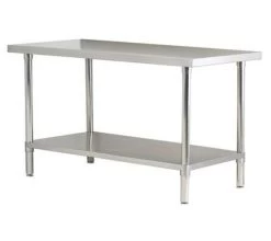 Quattro 1800mm Wide Stainless Steel Centre Table