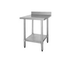 Quattro 600mm Wide Stainless Steel Wall Table