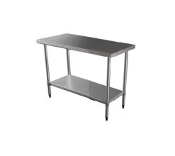 Quattro 900mm Wide Stainless Steel Centre Table
