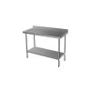Quattro 900mm Wide Stainless Steel Wall Table -Buffalo Store quattro value line 900mm wide stainless steel wall bench 1733 p