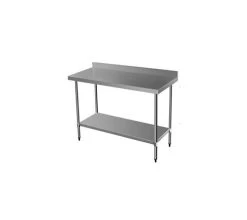Quattro 900mm Wide Stainless Steel Wall Table