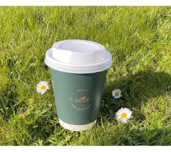 12oz ReCup GREEN Double Wall Coffee Cups - 100% Recyclable