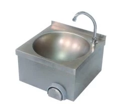 400mm Knee Operated Stainless Steel Handwash Sink With Tap 9 400mm Knee Operated Stainless Steel Handwash Sink With Tap -Buffalo Store sih002 3