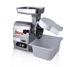 Sirman Athos Soft Cheese Grater - Ideal For Mozzerella And Cheddar -Buffalo Store sirman athos electric mozzerella cheddar amd soft cheese grater ecatering vgf039 open lid 1