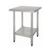 Quattro 600mm Wide Stainless Steel Centre Table
