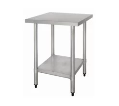 Quattro 600mm Wide Stainless Steel Centre Table