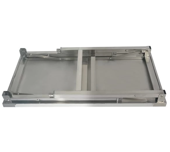 Quattro 1200mm Stainless Steel Foldable Work Trestle Table For Catering Events 8 Quattro 1200mm Stainless Steel Foldable Work Trestle Table For Catering Events - Image 6