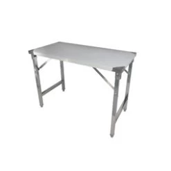 Quattro 1200mm Stainless Steel Foldable Work Trestle Table For Catering Events