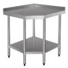 Quattro Corner Work Table With Splashback 1 Quattro Corner Work Table With Splashback -Buffalo Store spw023