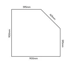 Quattro Corner Work Table With Splashback 9 Quattro Corner Work Table With Splashback -Buffalo Store spw023 3