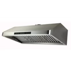 Quattro 900mm Compact Commercial Extractor Hood With Motor, Filters, Lights