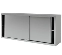 Italinox Wall Cupboard - Cabinet Stainless Steel - Sliding Doors - 1000mm Wide -Buffalo Store swc004 thwsr104 ecatering wall cupboard 1