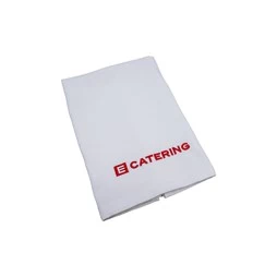 ECatering Essentials White Cotton Tea Towel 4 ECatering Essentials White Cotton Tea Towel - Image 2