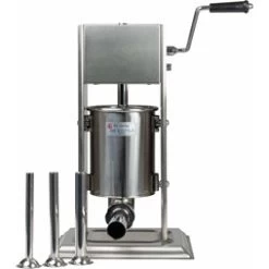 Quattro 3 Litre Stainless Steel Sausage Stuffer - Filler - Maker -Buffalo Store vgm011 6 1